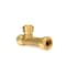 Quickfitting 1/2in Push-to-Connect x 1/2in Push-to-Connect x 1/2in Push-to-Connect Brass Slip Tee Fitting LF8147R - alternate 1